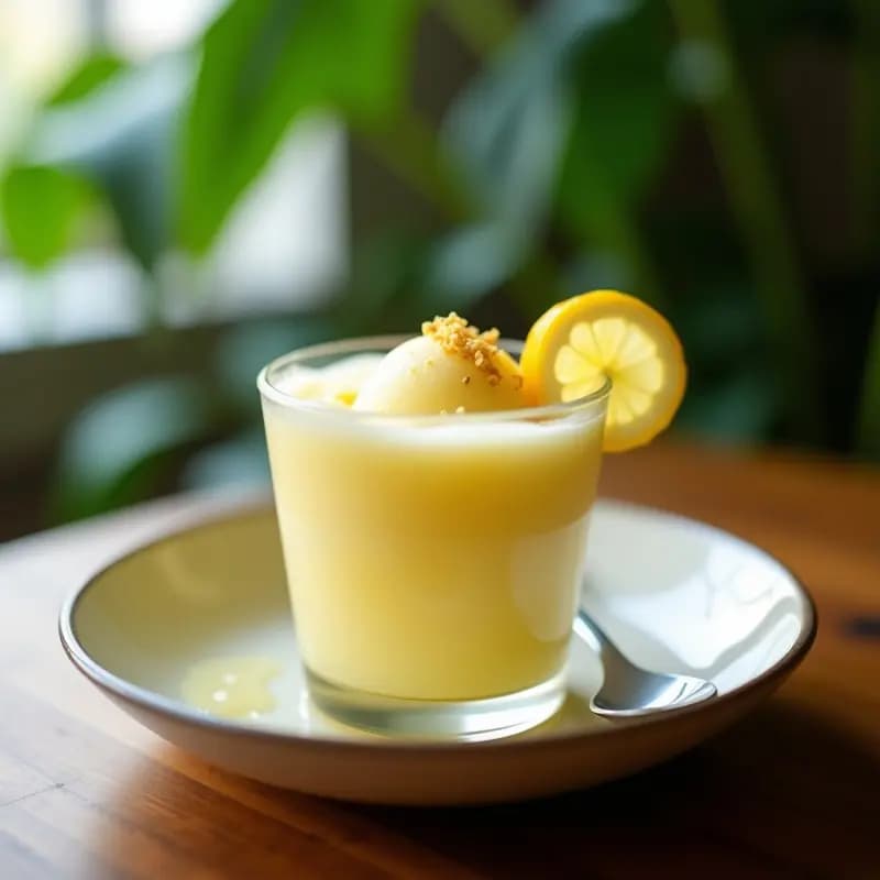 Sorbete de Marula y Jengibre: Postre Africano Sin Azúcar en Thermomix con Toque Exótico