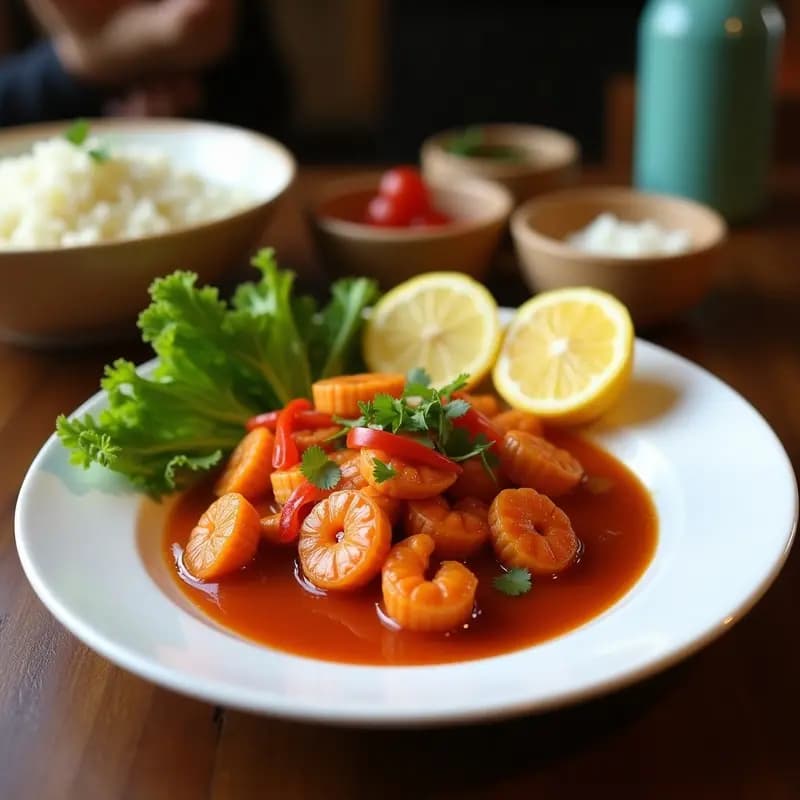 Sotong Sambal Malasio con Calamar en Salsa de Chili: Receta Rápida y Picante