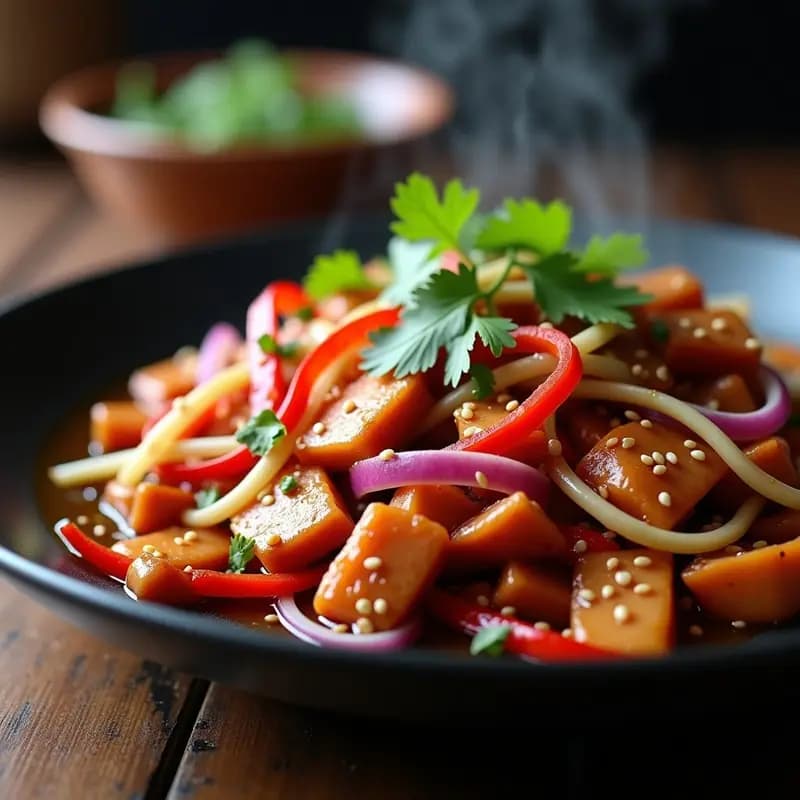 Souchico Schwein Chino con Salsa de Ciruela: Receta de Cerdo Agridulce en Wok