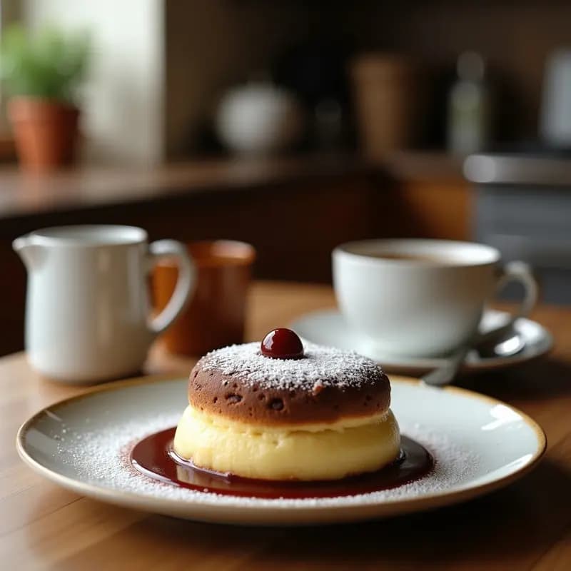 Soufflé de Chocolate y Queso Crema: Postre Francés Sin Harina y Ultraesponjoso