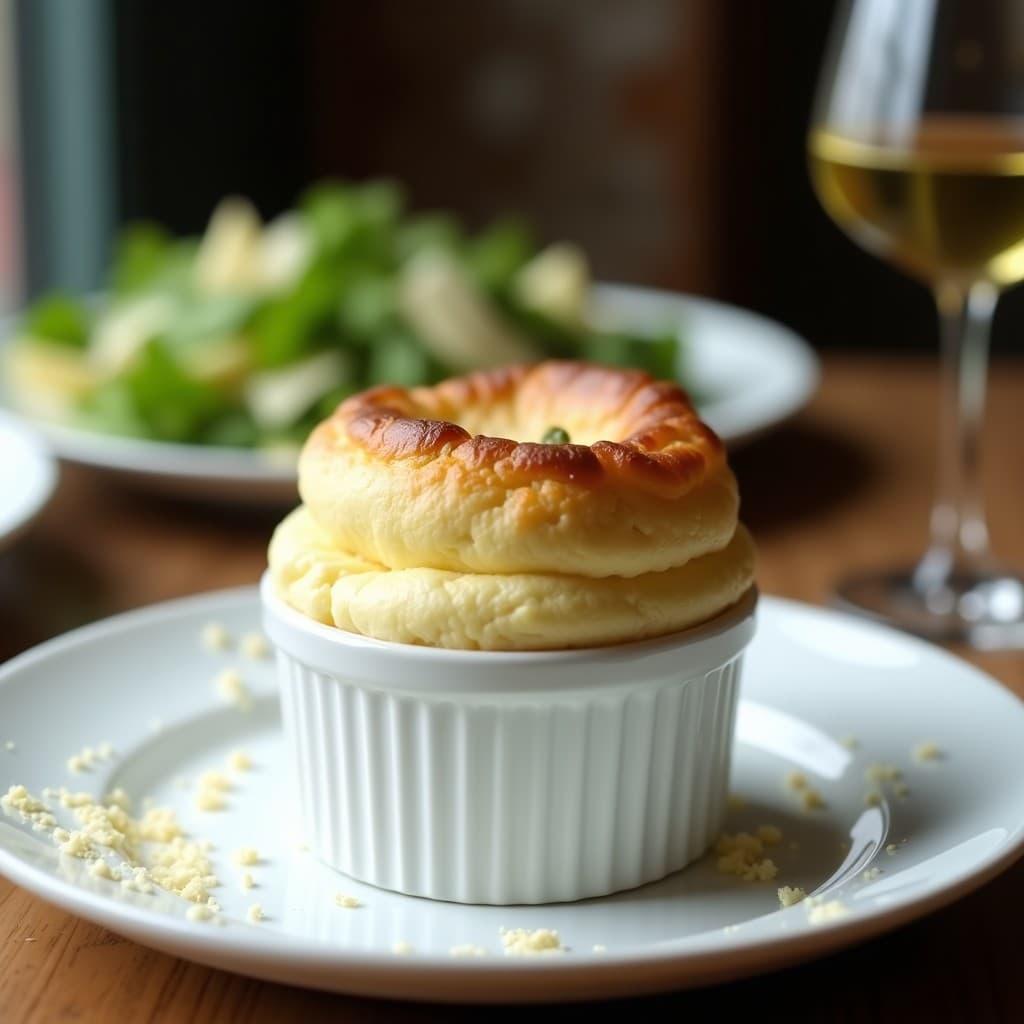 Soufflé de Espárragos Blancos y Parmesano: Receta Francesa en Olla Exprés con Toque Ligero