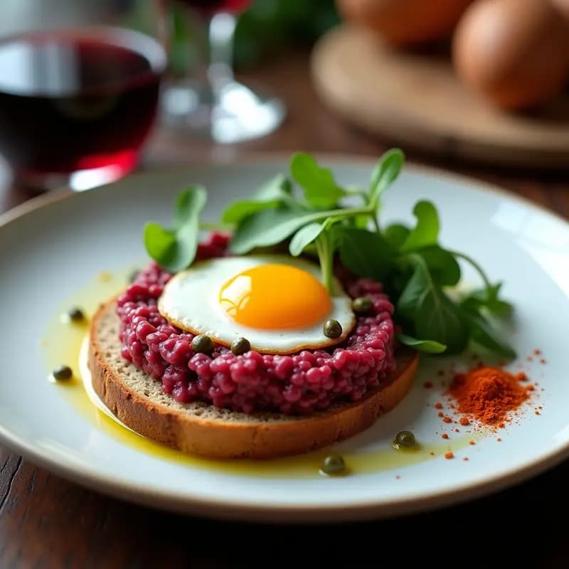 Steak Tartare de Remolacha y Nueces: Versión Vegana del Clásico Francés