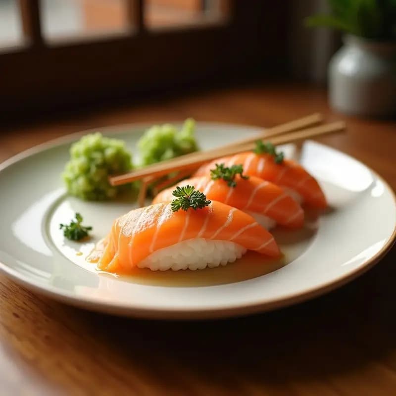 Sushi de Atún Rojo con Trufa Negra y Wasabi: Receta Japonesa de Lujo en Casa