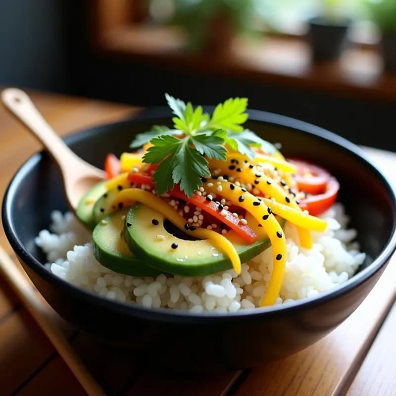 Sushi Bowl de Aguacate y Camu Camu: Receta Peruana-Japonesa con Superalimentos en 20 Minutos