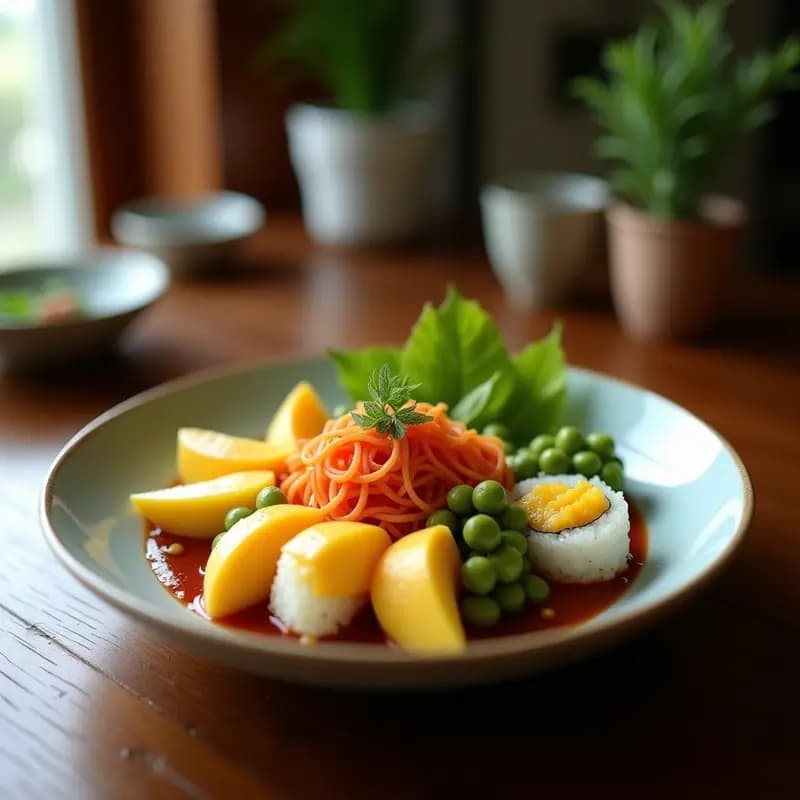 Sushi Bowl con Aguacate, Mango y Edamame: Receta Japonesa Rápida y Sin Cocción