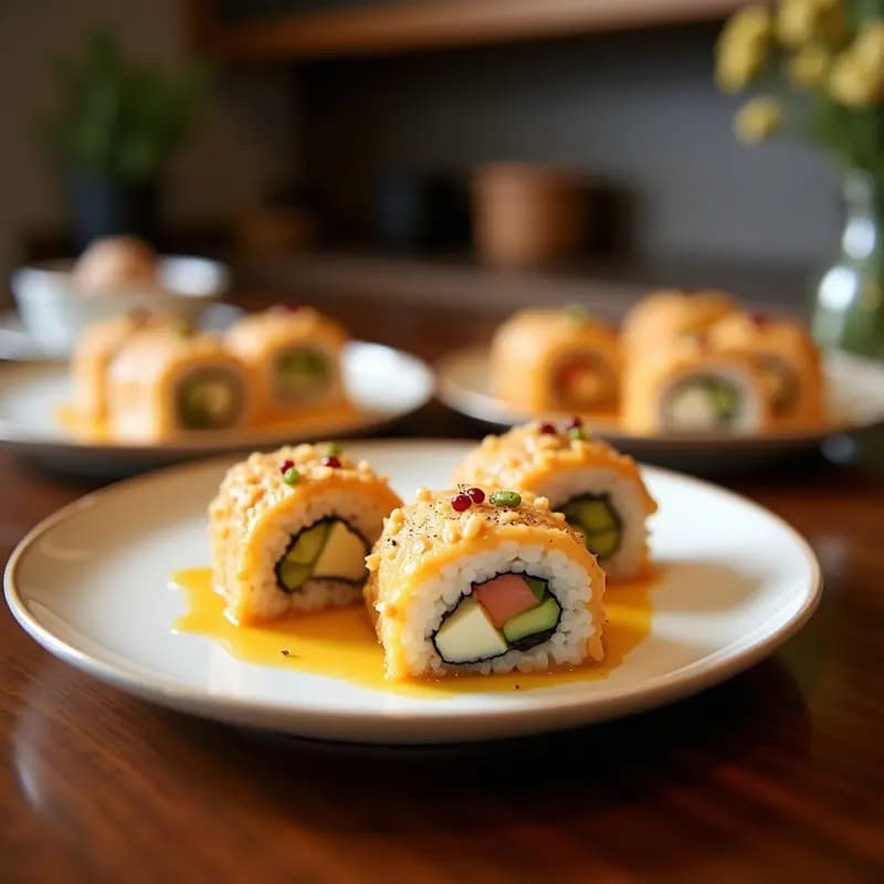 Sushi de Fresa y Queso Crema: Rollos Japoneses Dulces con Toque Ácido en 10 Minutos
