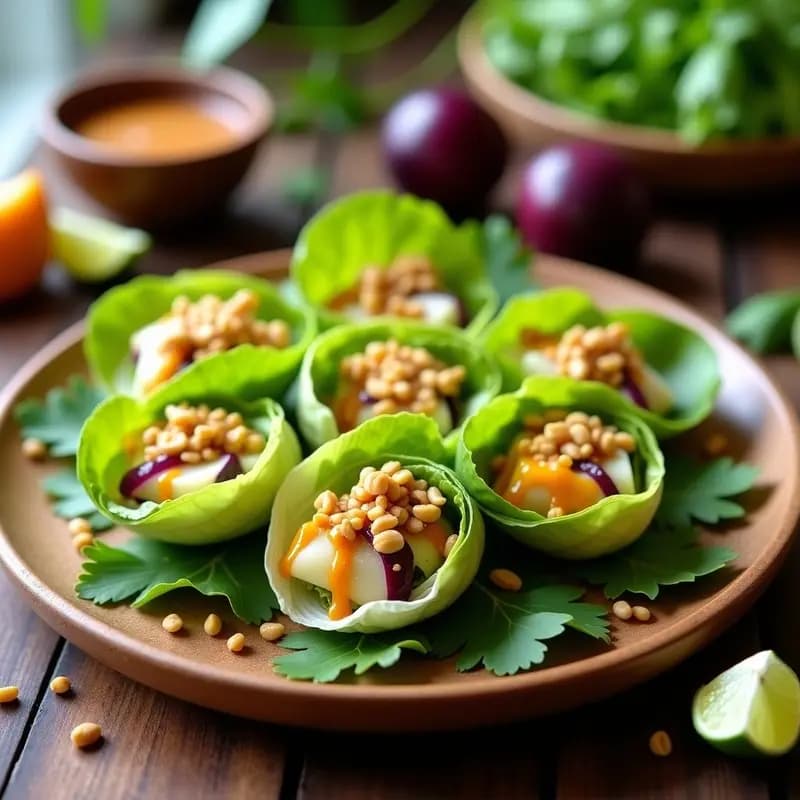 Sushi de Plátano Macho y Mangostán: Receta Tailandesa Vegana con Toque Dulce-Salado