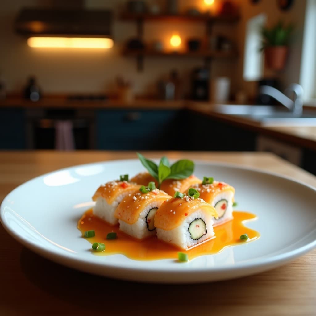 Sushi de Sandía y Queso Feta: Receta Japonesa Fresca con Toque Mediterráneo