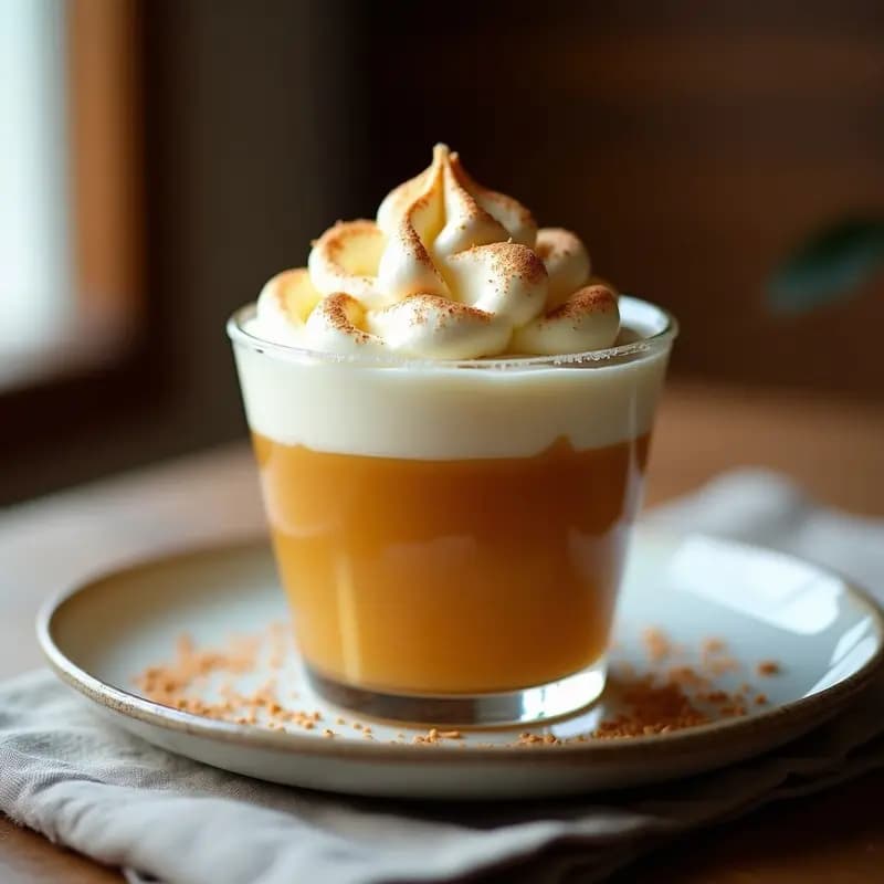 Suspiro a la Limeña con Dulce de Leche Vegano: Postre Peruano de Texturas Inolvidables