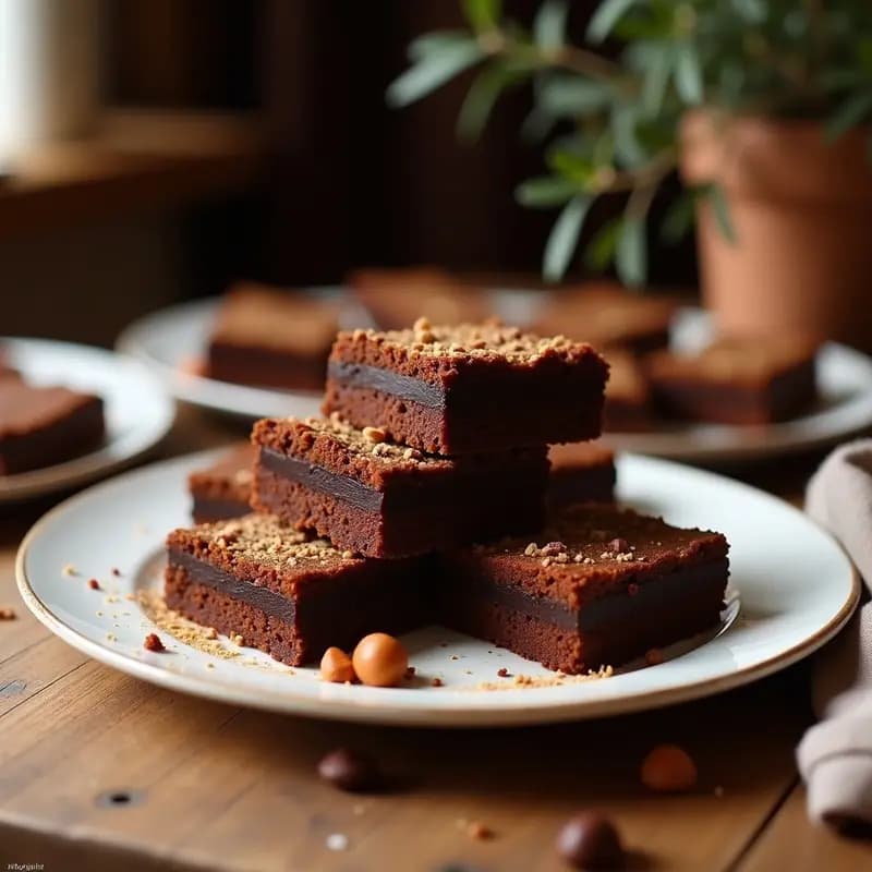 Sweet Potato Brownies: Brownies de Batata con Azúcar de Coco y Trozos de Chocolate 85%