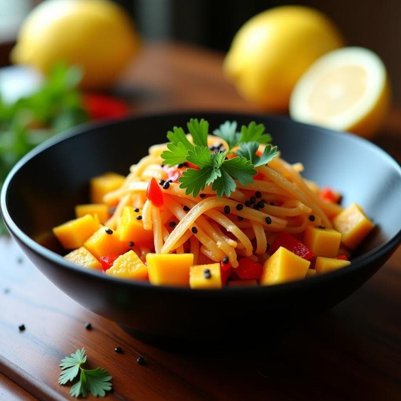 T Pruco de Algas Nori y Mango: Receta Peruano-Japonesa con Toque Umami en 15 Minutos