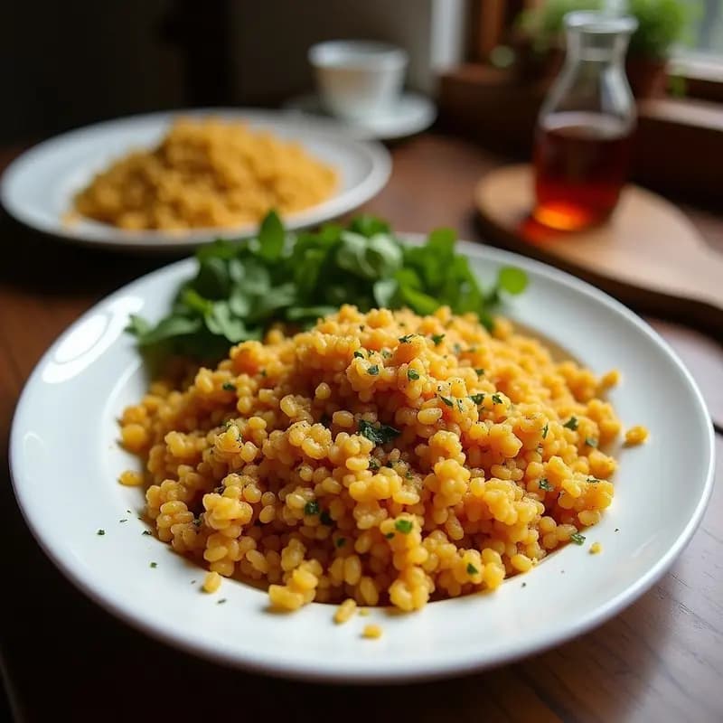 Tabboule de Trigo Bulgur y Granados: Entrante Libanés Fresco y Sin Gluten