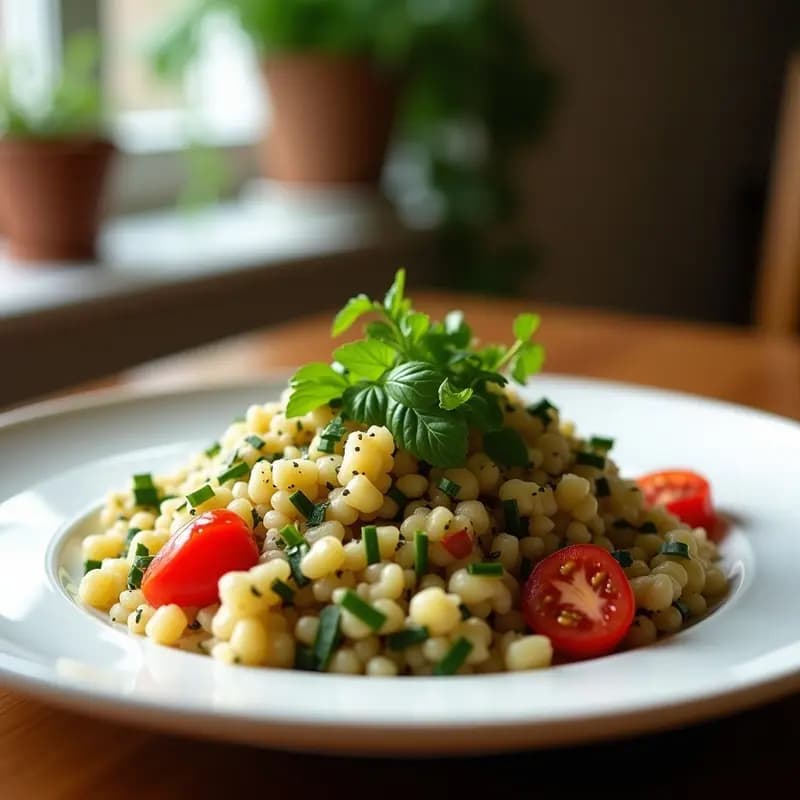 Tabbouleh Libanés con Bulghur de Coliflor: Ensalada Crudivegana y Sin Gluten