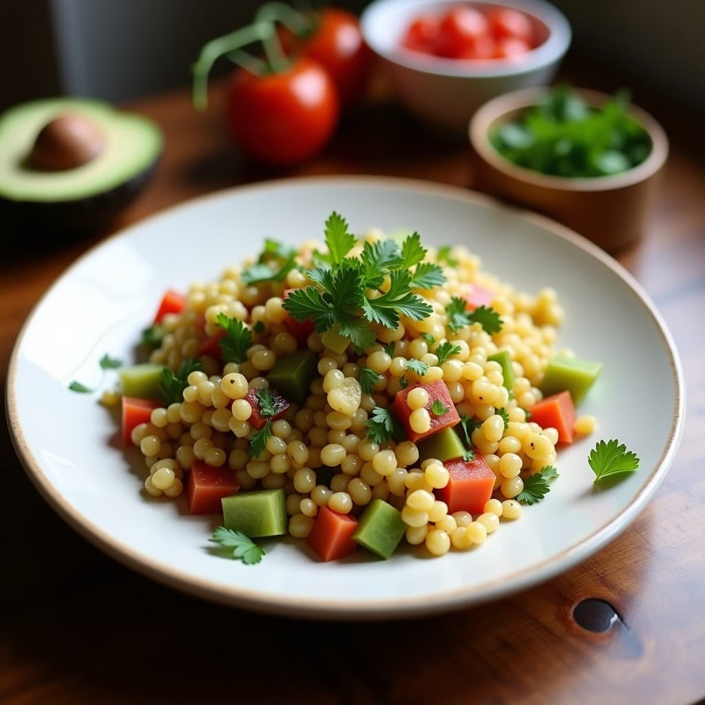Tabbouleh de Coliflor y Perejil con Granada: Receta Libanesa Keto Sin Cocción