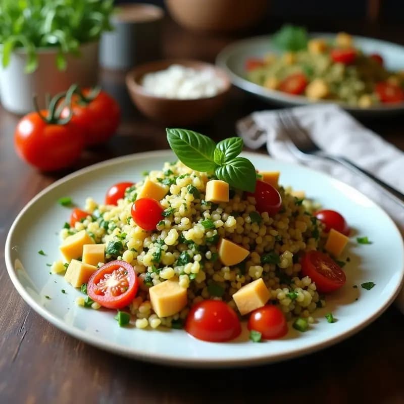 Tabbouleh de Coliflor y Perejil: Entrante Libanés Keto y Sin Gluten