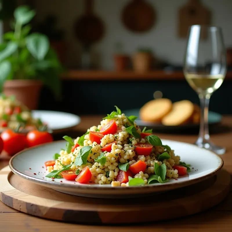 Tabbouleh de Coliflor y Perejil: Ensalada Libanesa Sin Granos y Baja en Calorías