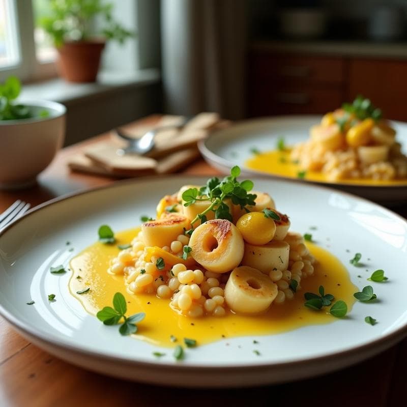Taboulé de Coliflor y Arándanos con Vinagreta de Granadilla: Ensalada Libanesa Keto