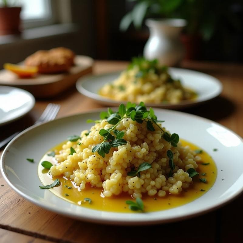 Taboulé de Coliflor con Granados y Mentas: Receta Libanesa Sin Gluten y Baja en Calorías
