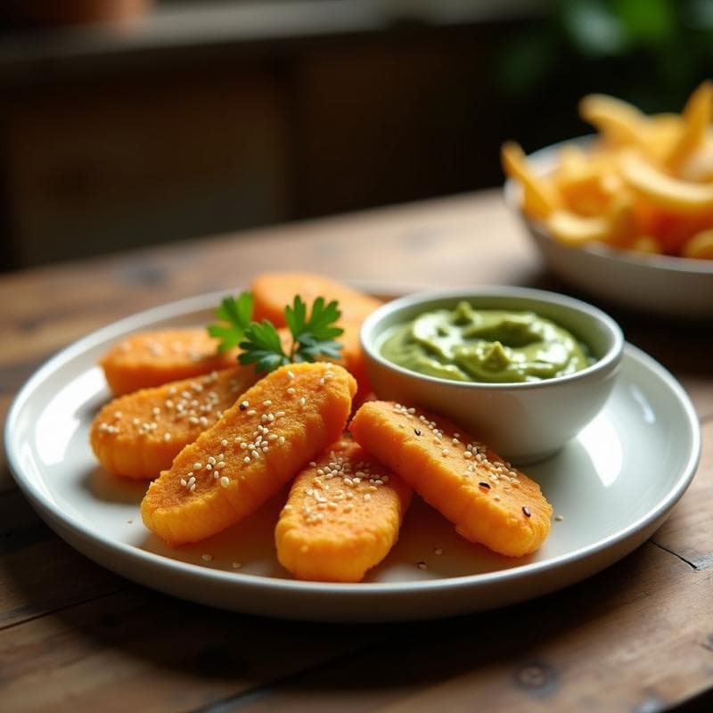 Tacéos de Yuca con Guacamole y Chipotle: Aperitivo Colombiano Crujiente en Airfryer