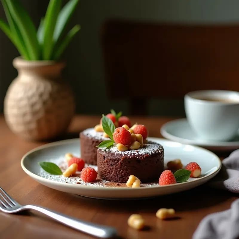 Tacitas de Café y Chocolate Veganas: Receta Rápida en Microondas Sin Azúcar