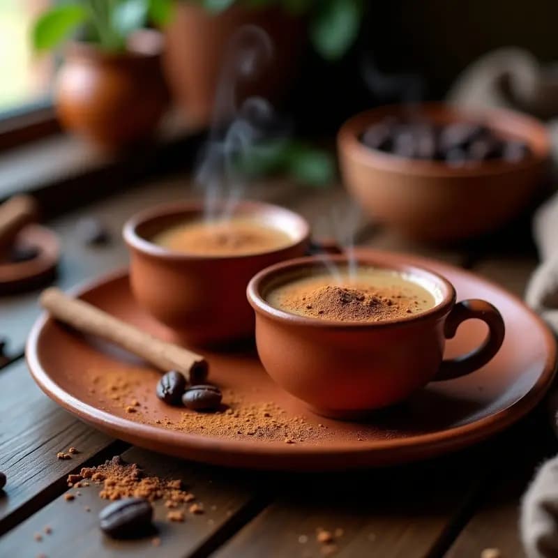 Tacitas Mexicanas de Café con Chocolate: Receta Tradicional con Especias para Energizar