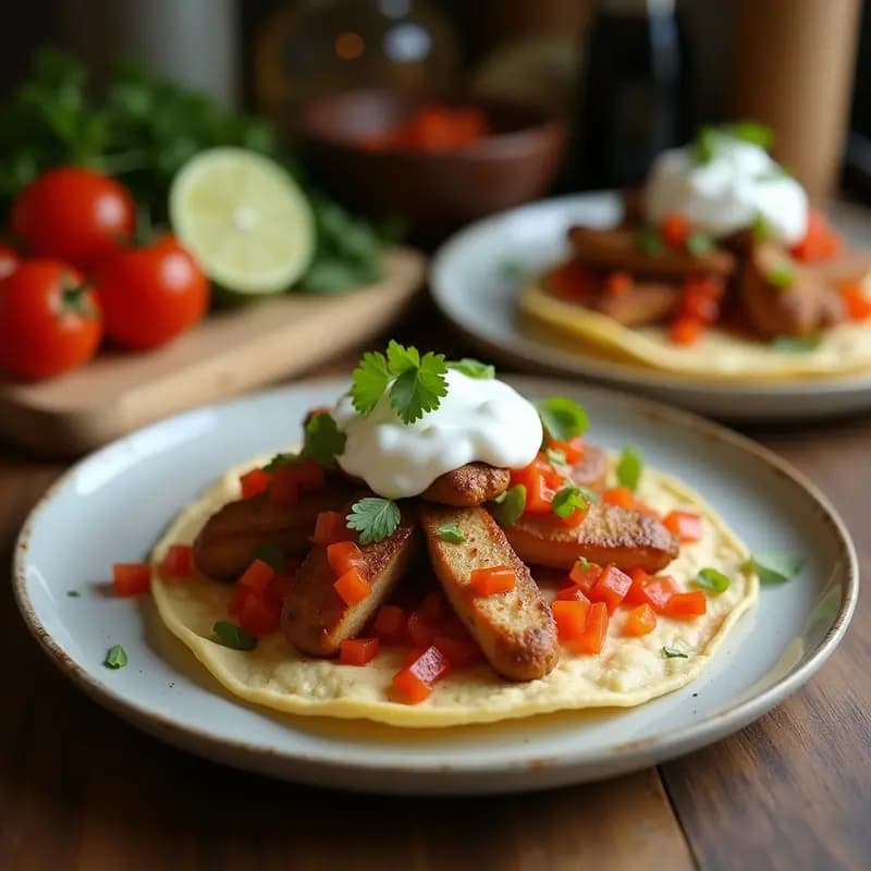 Taco Árabe de Carnes Mixtas con Salsa de Yogur: Receta de Fusión Mexicano-Libanes en 25 Minutos