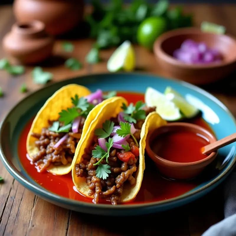 Taco de Birria de Hongos Ostra: Versión Vegana del Clásico Mexicano con Consomé