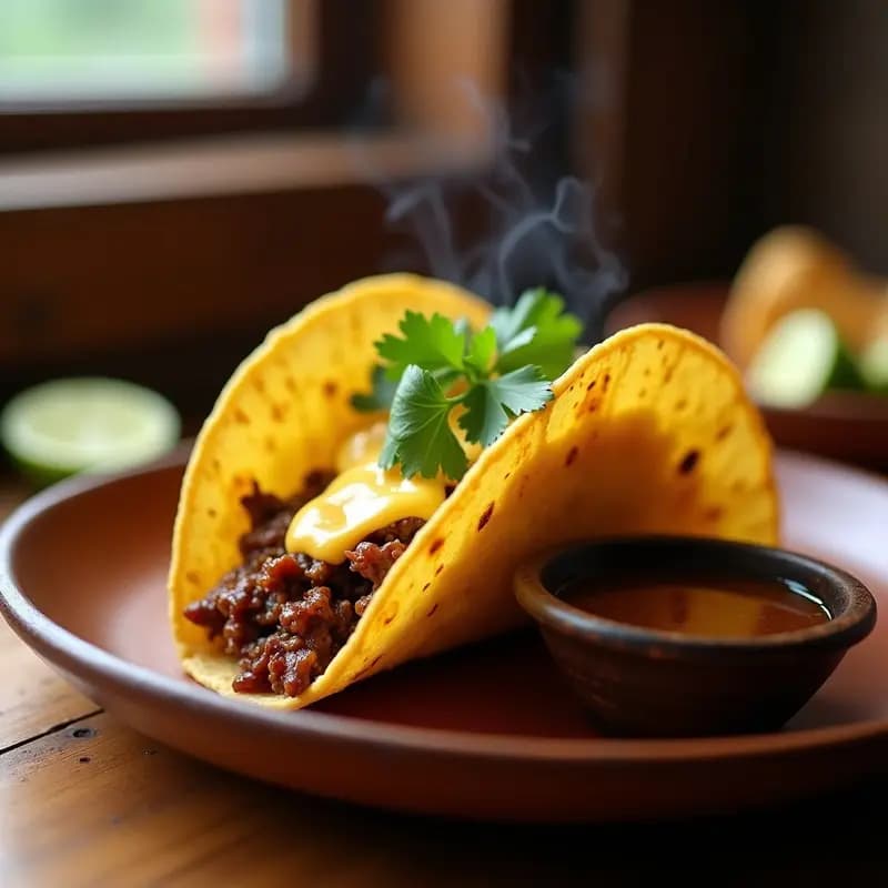 Taco de Birria con Queso Fundido y Consomé para Mojar: El Taco Más Adictivo