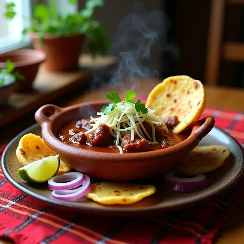 Taco de Birria de Res con Consomé en Cazuela: Receta Mexicana Tradicional para Compartir