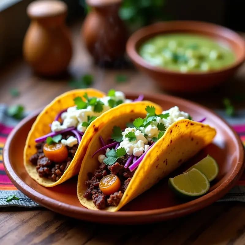 Taco Dorado de Picadillo y Plátano Macho: Receta Mexicana Tradicional en Airfryer