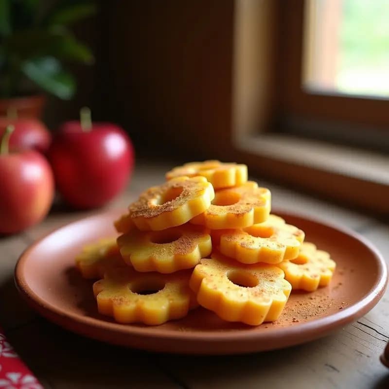 Tacones Crujientes de Lleninga y Manzana con Canela: Receta Ecuatoriana Tradicional Fácil