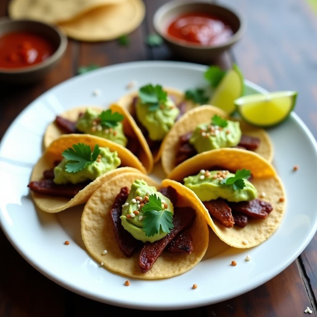 Tacones de Cecina y Aguacate: Receta Alta en Proteína Sin Horno en 10 Minutos