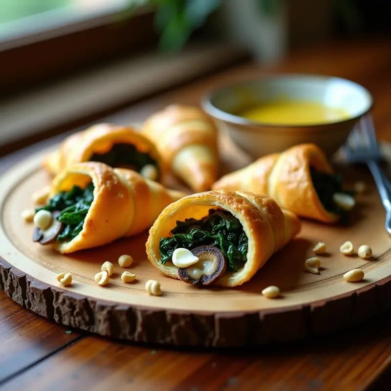Tacones de Morilla y Espinaca al Horno: Receta Gourmet Fácil y Rápida