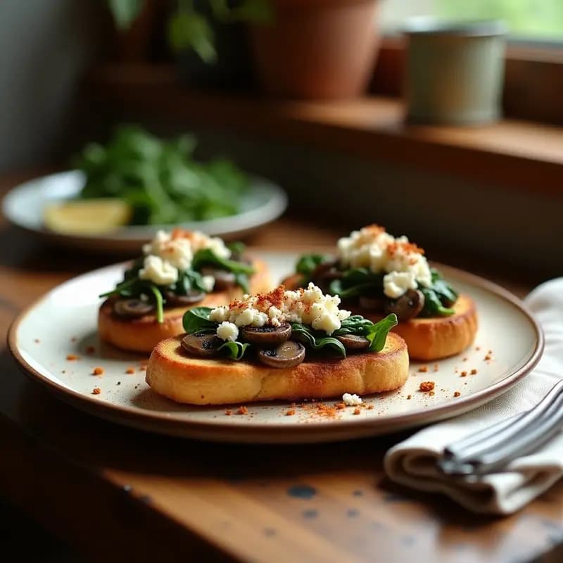 Tacones de Morilla y Espinacas al Horno: Receta Gourmet en 25 Minutos con Toque Ahumado