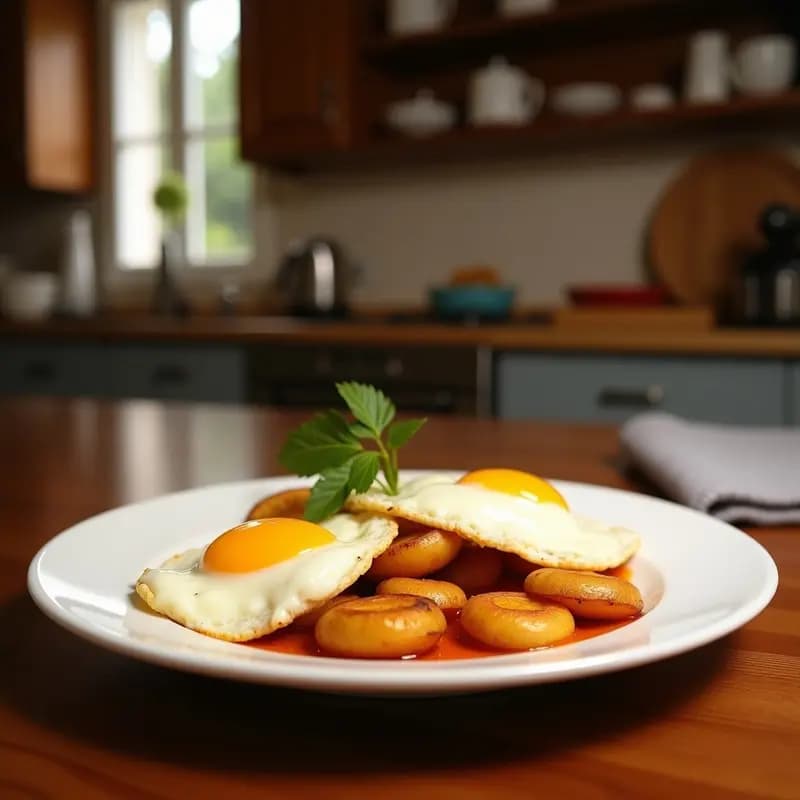Huevos Rotos con Patatas Crujientes: Receta de Tacones Tradicional con Truco de Chef