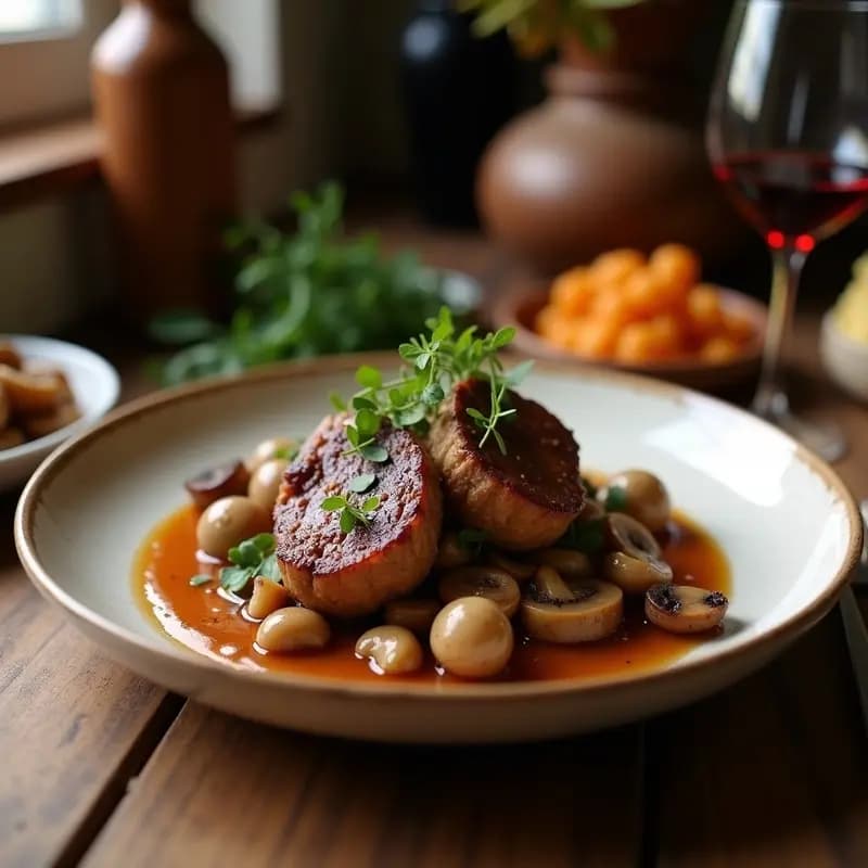 Tacones Ibéricos con Hongos y Setas: Receta de Aprovechamiento Rápida y Sabrosa
