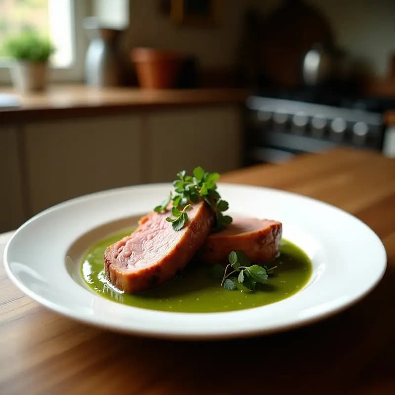 Tacones Ibéricos con Salsa Verde: Receta Rápida y Auténtica en 15 Minutos