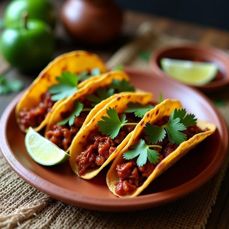 Tacones de Jackfruit Desmenuzado con Adobo Chipotle: Receta Vegana Mexicana en Airfryer sin Aceite