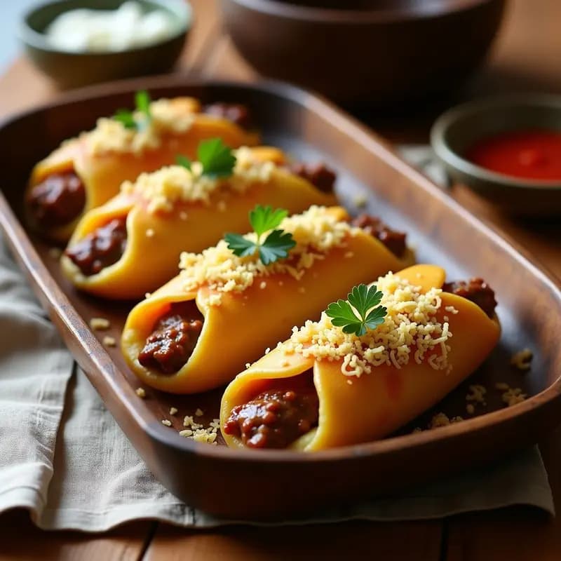 Tacones de Lleningas Argentinas Rellenos de Carne: Receta Tradicional en 30 Minutos