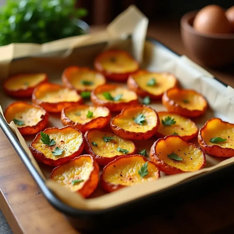Tacones de Papa Crujientes al Horno: Receta Fácil y Sin Aceite para Aperitivos Saludables