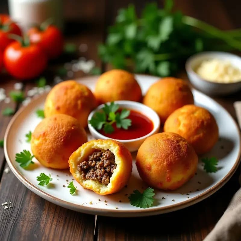 Tacones de Papa Rellenos de Carne Picada: Receta Colombiana Fácila y Económica