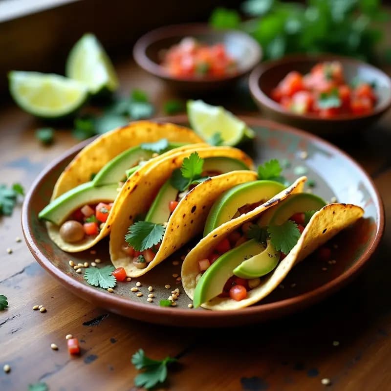 Tacos de Papaya Verde Encurtida: Receta Mexicana Crujiente y Ácida en 20 Minutos