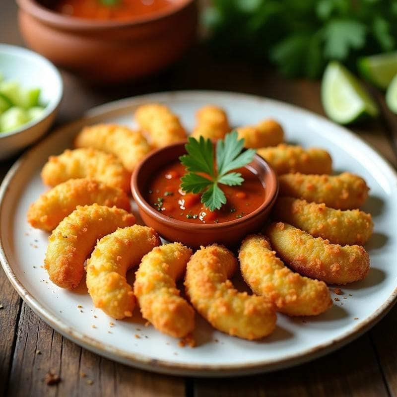 Tacones de Papaya Verde con Mojo Piquero: Receta Canaria Tradicional y Crujiente en 20 Minutos