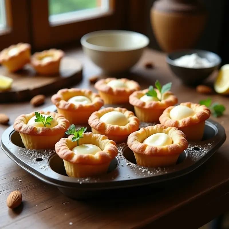 Tacones de Pastel con Relleno de Requesón: Receta Tradicional Canaria al Horno en 30 Minutos