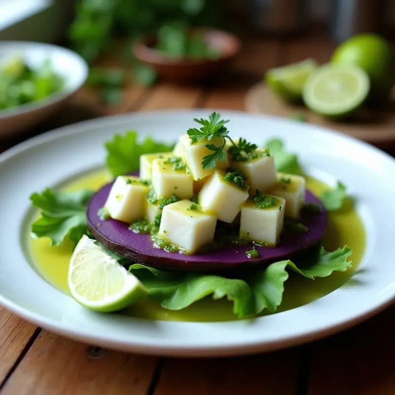 Tacones de Pescado con Encurtido de Limón: Receta Peruana Rápida y Fresca en 20 Minutos