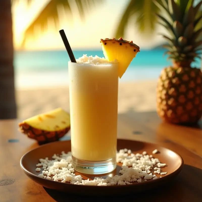 Tacones de Piña Colada sin Azúcar: Receta de Cóctel Tropical en 5 Minutos