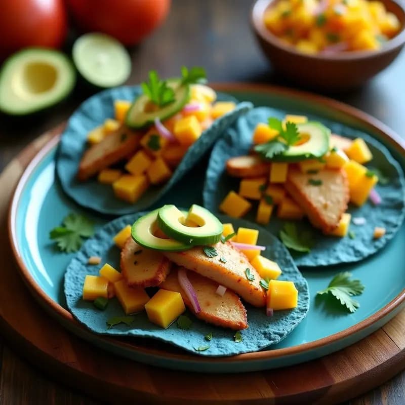 Tacones de Pollo Ahumado con Salsa de Mango: Receta Mexicana en 25 Minutos con Toque Dulce-Picante