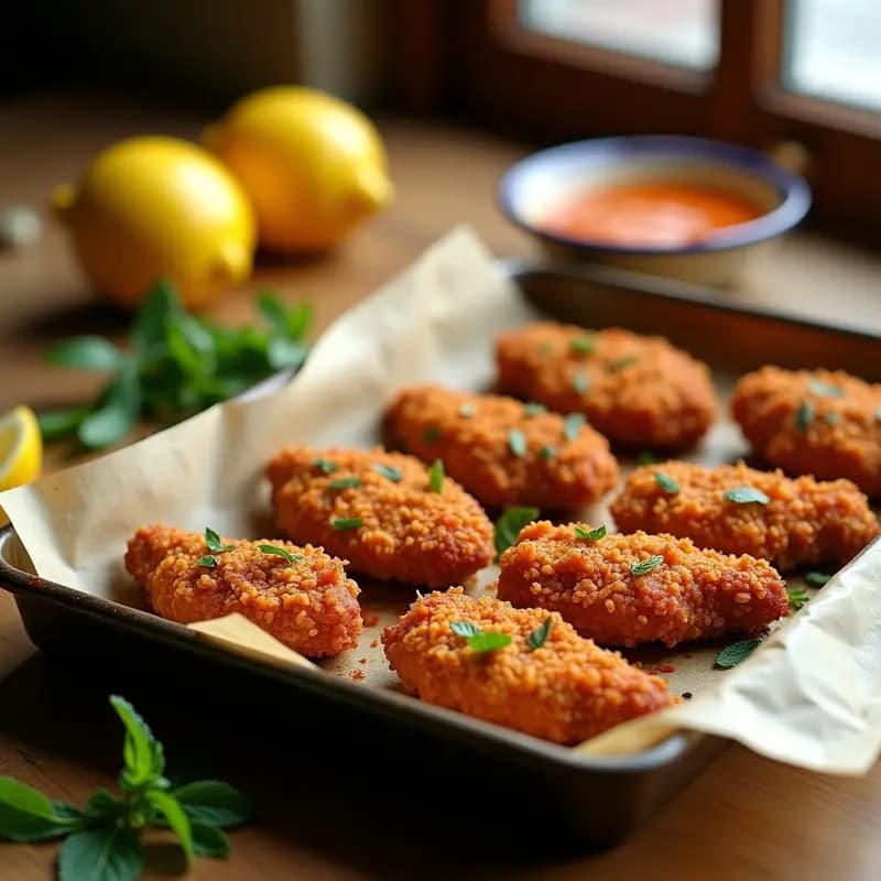 Tacones de Pollo al Tamarindo: Receta al Horno Crujiente y Sin Aceite
