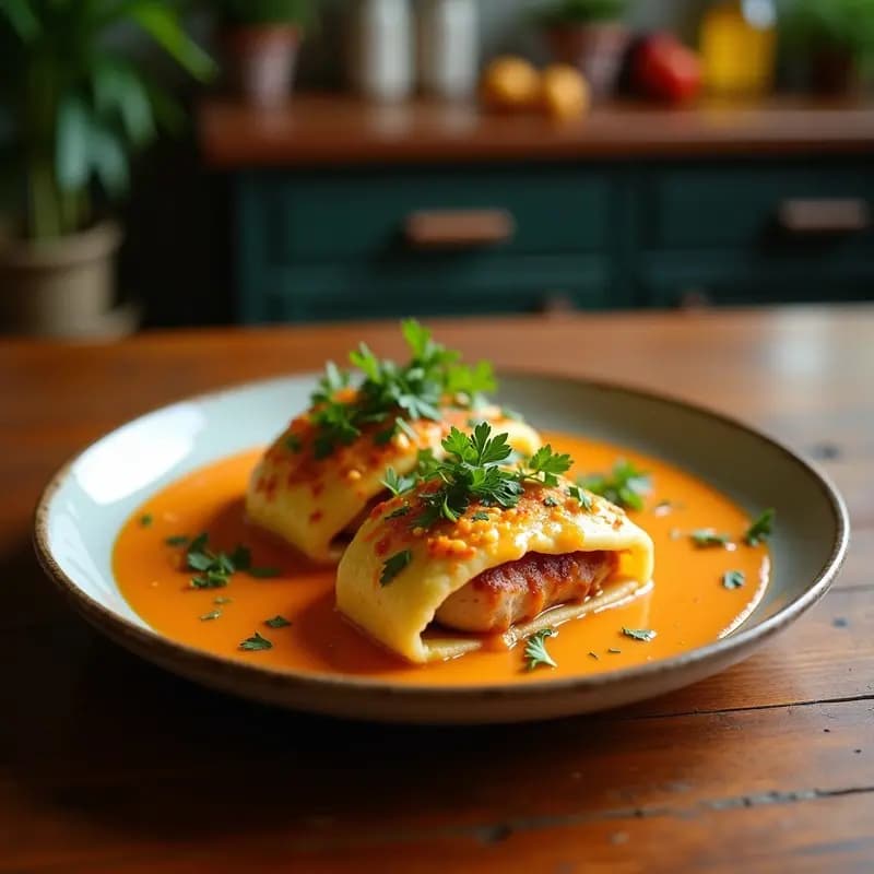Tacones de Yuca Rellenos de Pollo al Estilo Curaçao: Receta Crujiente y Reconfortante en 30 Minutos