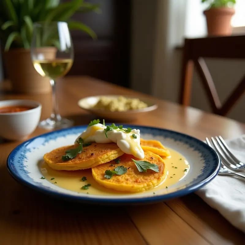 Tacones del Valle: Receta Tradicional Cantabra con Queso Azul y Miel de Brezo